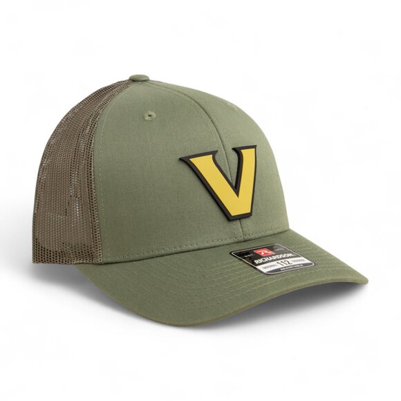 Vanderbilt Commodores Gold 3D Snapback Trucker Hat- Loden - Picture 1 of 3